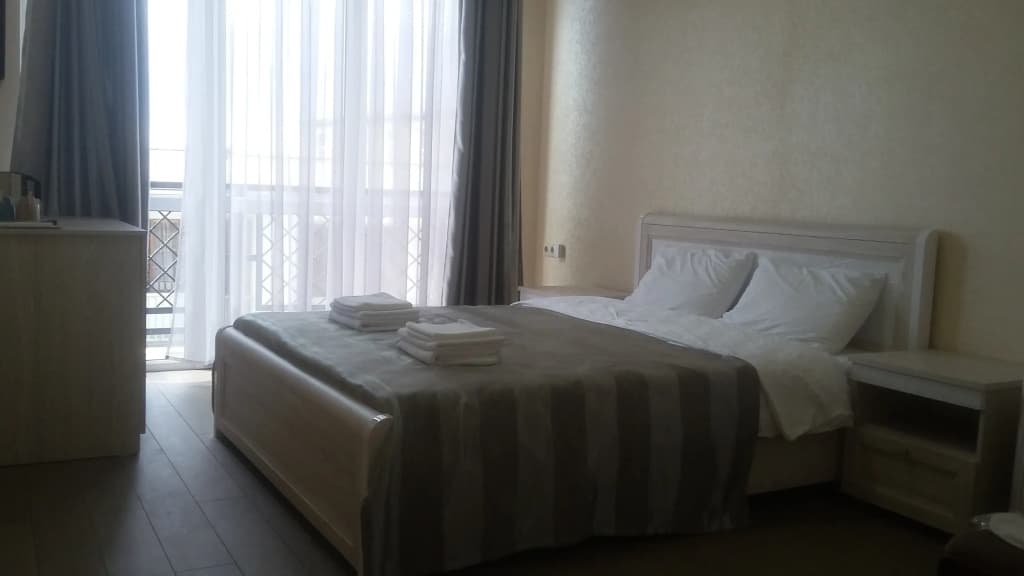 Двухместный номер Deluxe с балконом двуспальная кровать фото 2