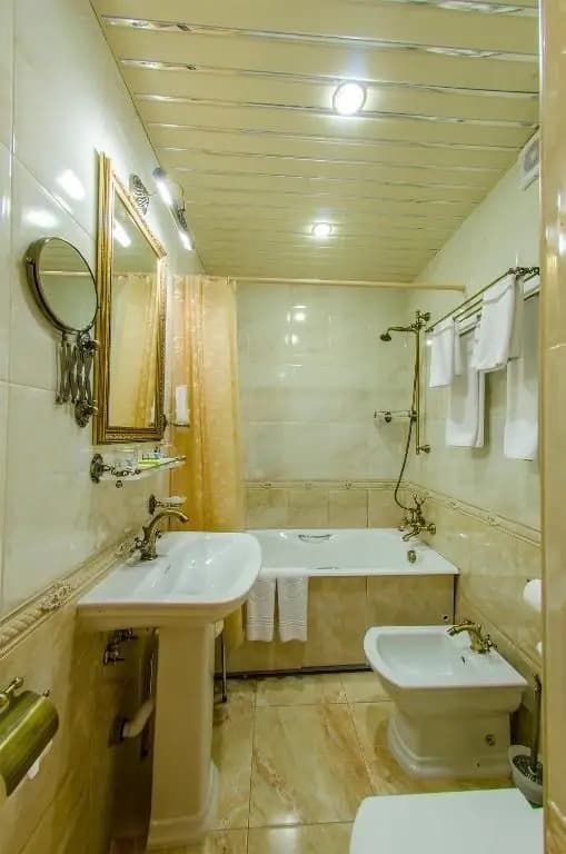 Двухместный полулюкс Романтика двуспальная кровать фото 6