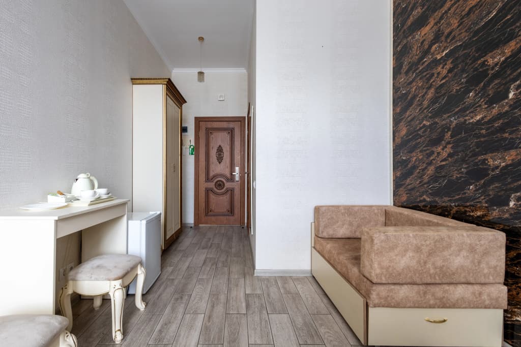 Двухместный номер Комфорт двуспальная кровать фото 18