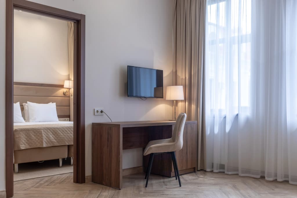 Двухместный номер Comfort с 2 комнатами двуспальная кровать фото 2