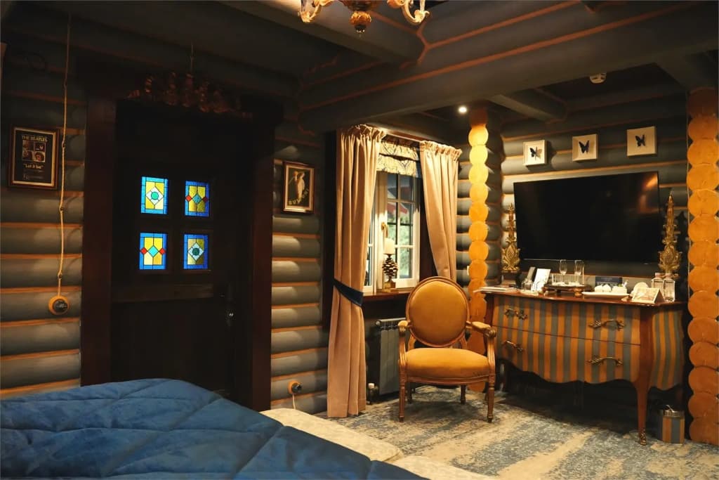 Четырёхместный номер VIP Кантри с 2 комнатами с видом на сад фото 11