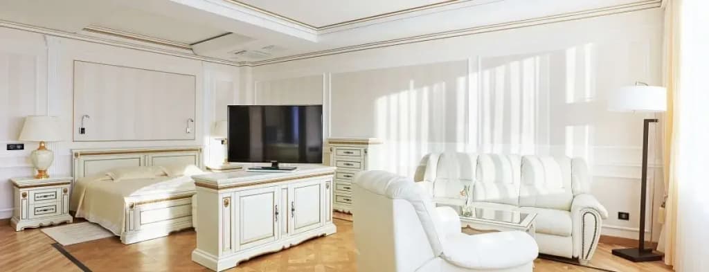 Двухместные апартаменты двуспальная кровать фото 3