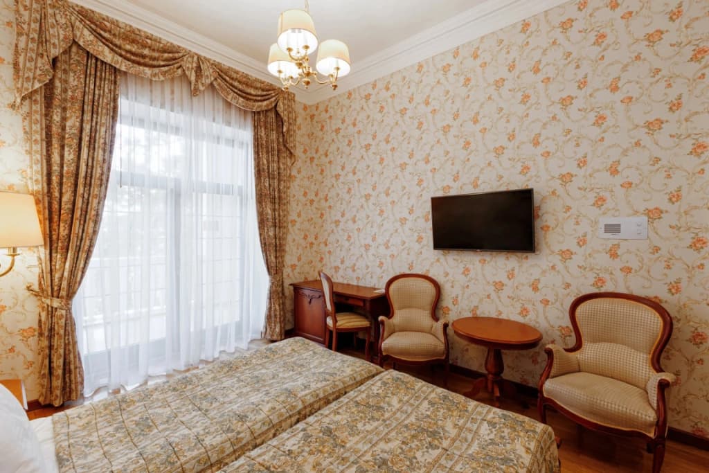 Номер (северная сторона) Deluxe с балконом и с видом на парк фото 3
