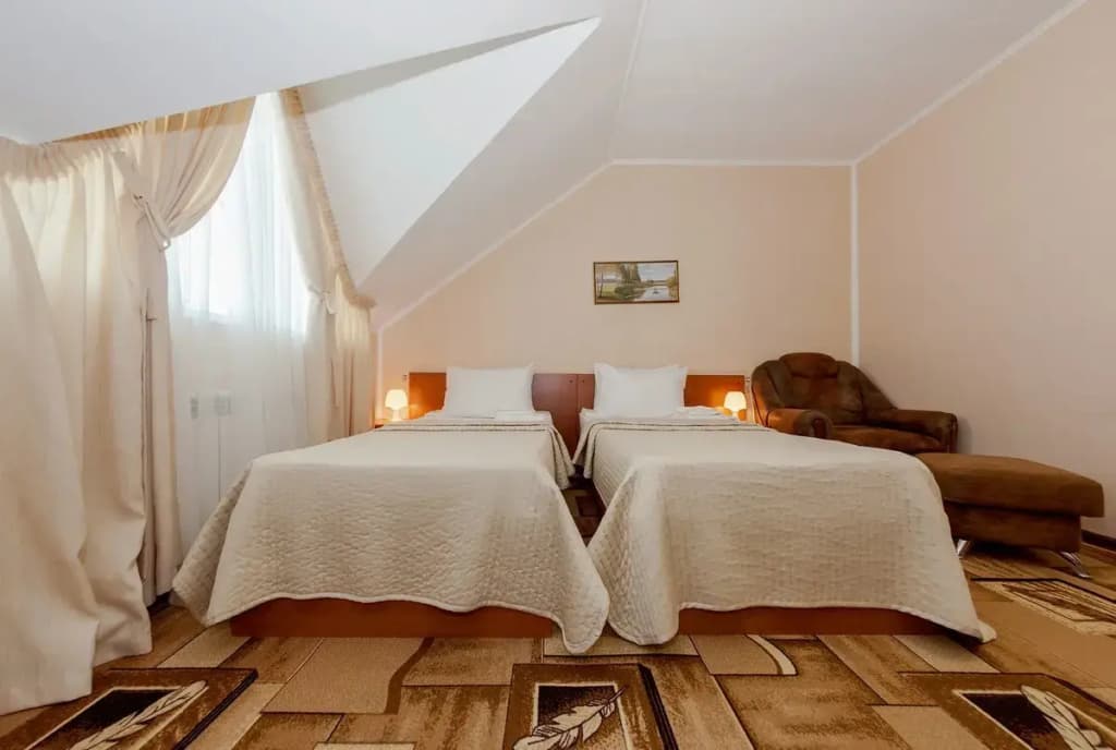Номер корпус 4 семейный Мансарда с 2 комнатами фото 5