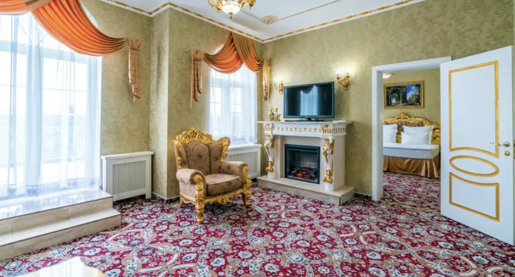 Двухместный люкс Atamansky двуспальная кровать фото 3