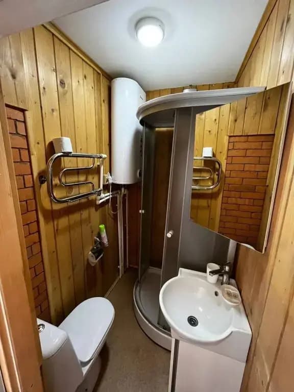Двухместный Дом на склоне с красивым видом из окна двуспальная кровать фото 8