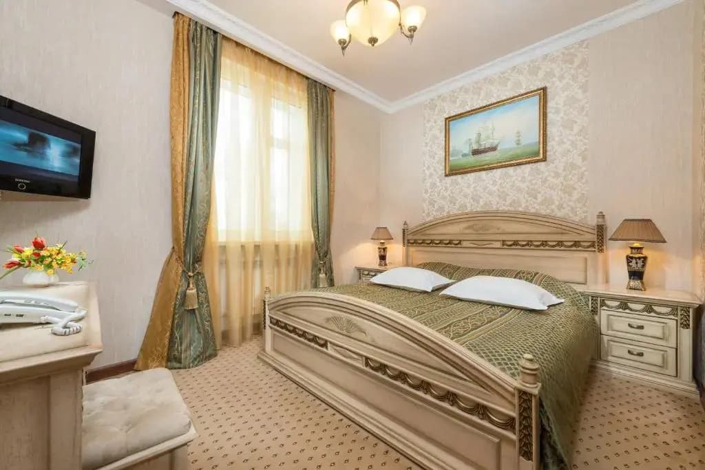 Двухместные апартаменты двуспальная кровать фото 1