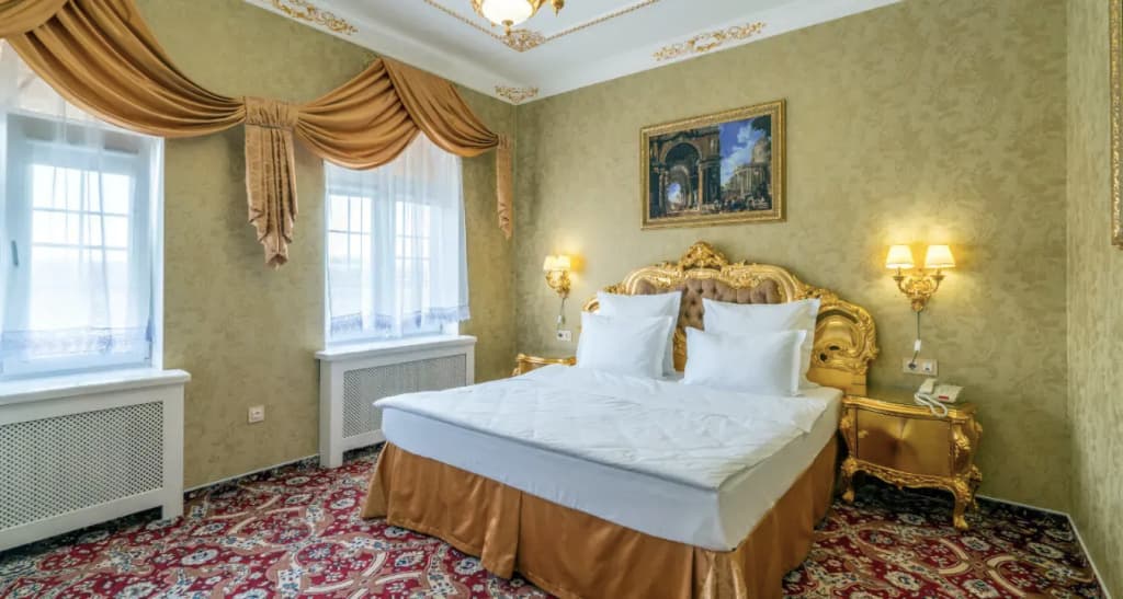 Двухместный люкс Atamansky двуспальная кровать