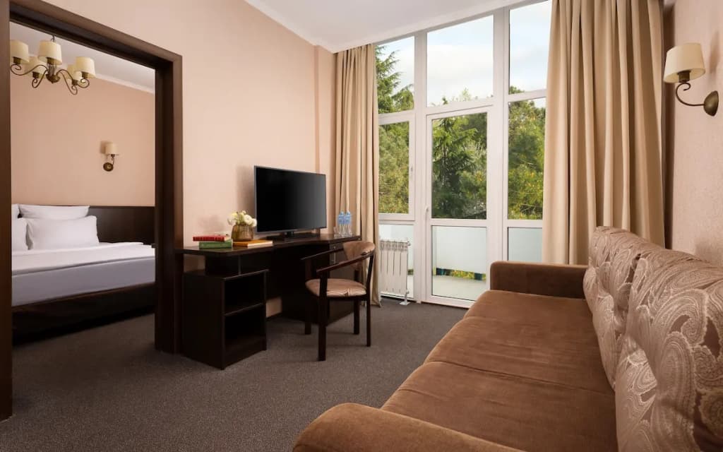 Четырёхместный семейный номер Comfort с 2 комнатами фото 3