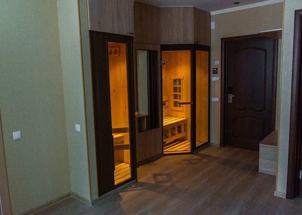 Двухместный номер с сауной двуспальная кровать фото 2