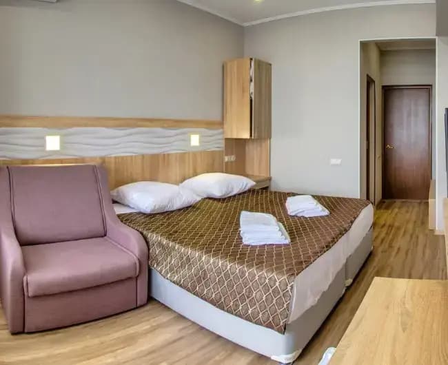 Двухместный номер Юг корпус 7 Comfort с 1 комнатой 2 отдельные кровати фото 4