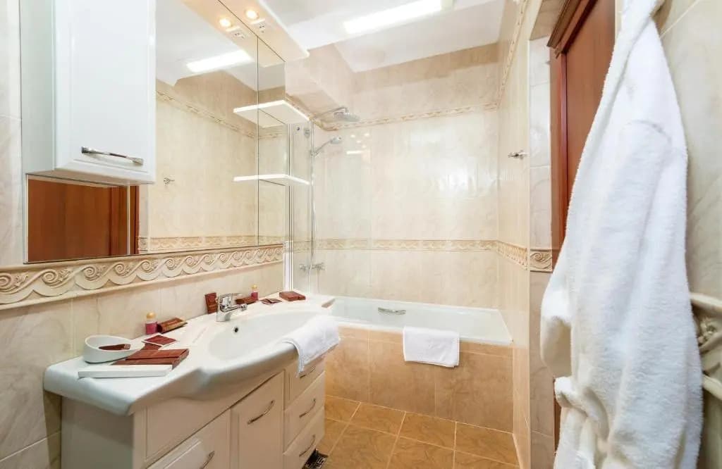 Двухместные апартаменты двуспальная кровать фото 3