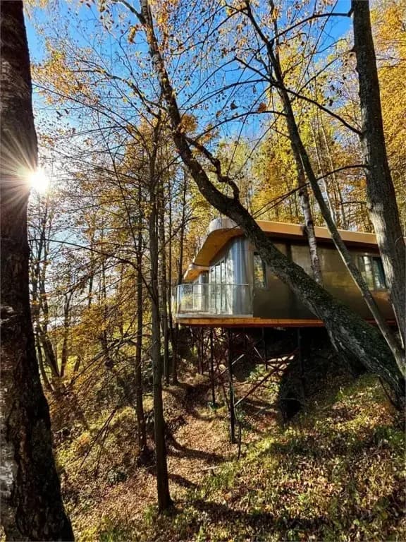 Двухместный Дом Склон 1 двуспальная кровать фото 2