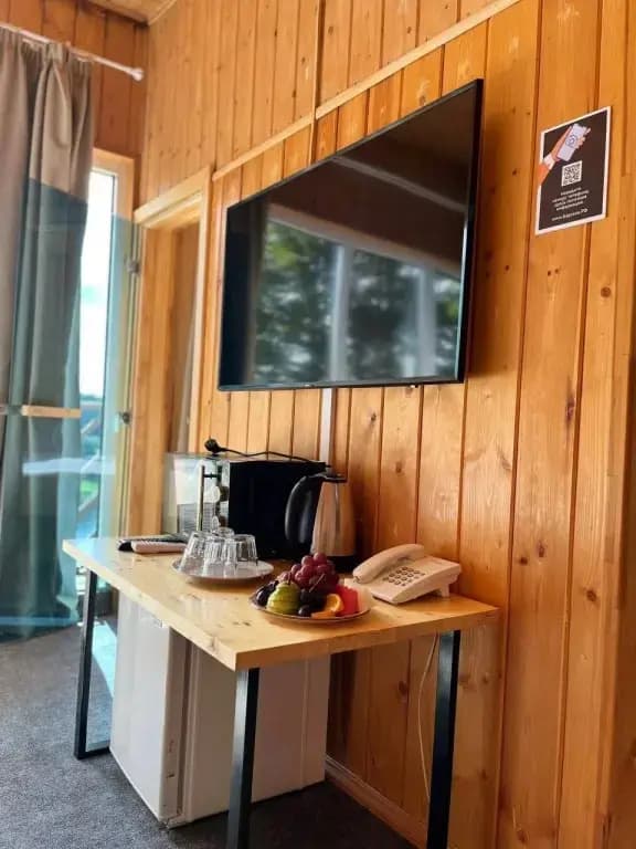 Двухместный Дом на склоне с красивым видом из окна двуспальная кровать фото 4