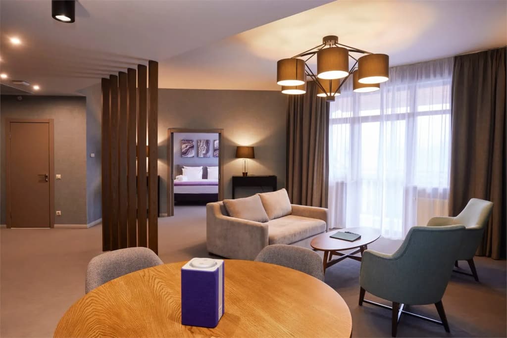 Suite с диваном-кроватью в гостиной зоне Green Flow с балконом и с видом на горы фото 3