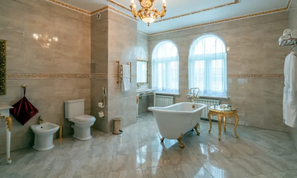 Двухместный люкс «Петровский» двуспальная кровать фото 4