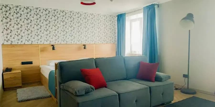 Двухместный номер Делюкс 2 отдельные кровати фото 4