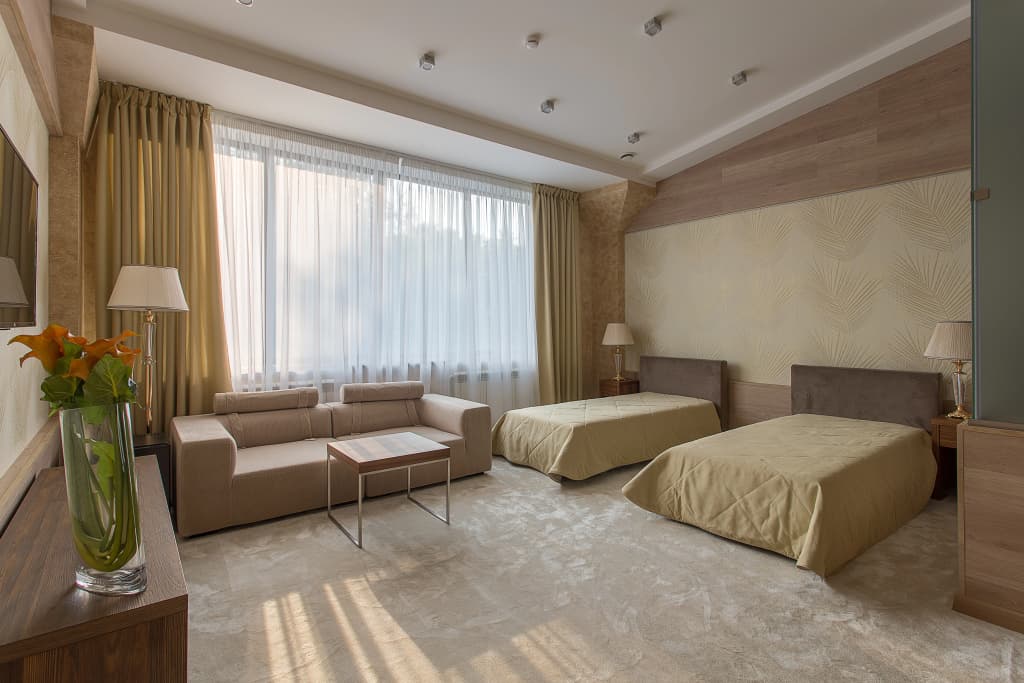 Двухместный номер Comfort с видом на город (2 отдельные кровати)